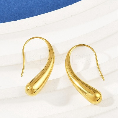304 Stainless Steel Teardrop Dangle Earrings EJEW-S272-06G-1