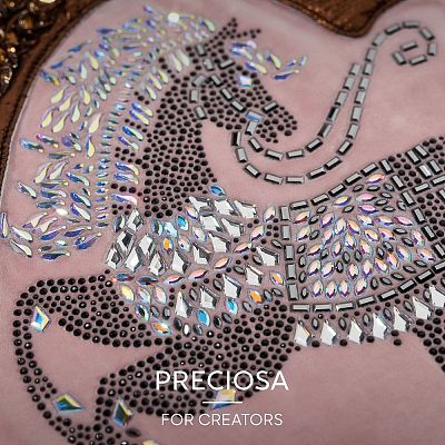 Preciosa® Crystal Hotfix Flatback Stones Y-PRC-HSS12-20410-200-1