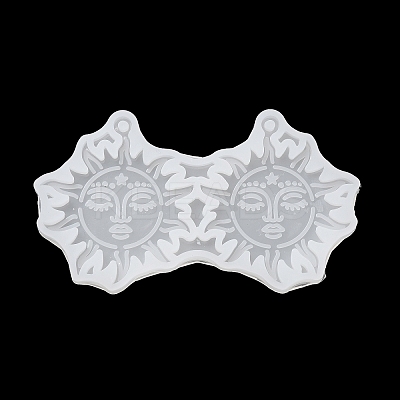 Sun with Face DIY Pendant Silicone Molds LS-SIMO-C007-07-1