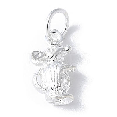 925 Sterling Silver 3D Chinese Zodiac Charms STER-P066-01S-01-1