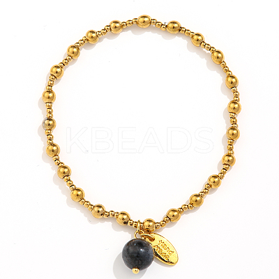 304 Stainless Steel Stretch Bracelets for Women RI5247-6-1