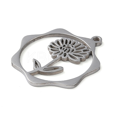 Non-Tarnish 304 Stainless Steel Pendants LS-STAS-P338-01B-P-1