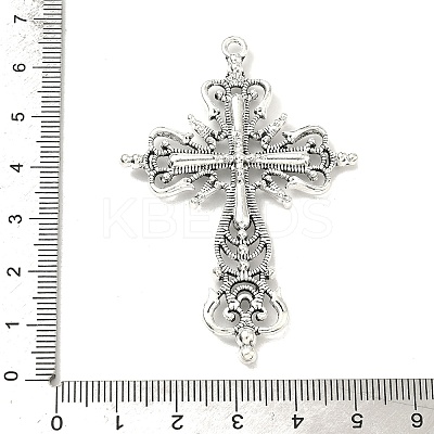Tibetan Style Zinc Alloy Big Pendants X-TIBEP-R334-117AS-RS-1