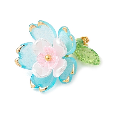 Transparent Acrylic Pendants PALLOY-MZ00822-03-1