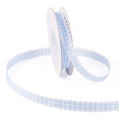 10 Yards Flat Polycotton(Polyester Cotton) Ribbon OCOR-TAC0030-01F-1