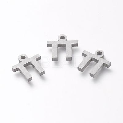 Non-Tarnish 304 Stainless Steel Pendants STAS-F267-10P-P-1