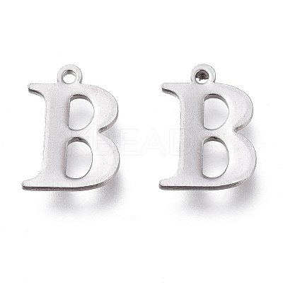 Tarnish Resistant 304 Stainless Steel Charms STAS-H112-B-P-1