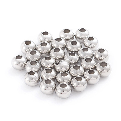 Tarnish Resistant 304 Stainless Steel Beads STAS-G230-P06-1