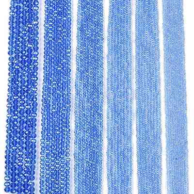 Electroplate Glass Beads Strands EGLA-A044-T4mm-A14-1