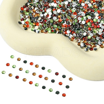 12G Flat Back Resin Rhinestone Cabochons MRMJ-YW0001-077F-1