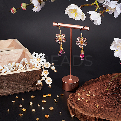 40Pcs 4 Styles Brass & Alloy Cabochon MRMJ-NB0001-30B-1