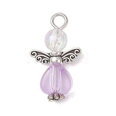 Transparent Acrylic Pendants PALLOY-JF04252-1