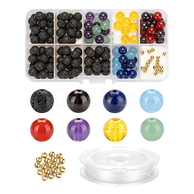 DIY Chakra Jewelry Making Kits DIY-FS0001-06-1