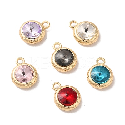 Glass Pendants PALLOY-O106-21G-1