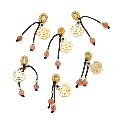 Brass Lock Pendant Decorations G-G008-13G-1