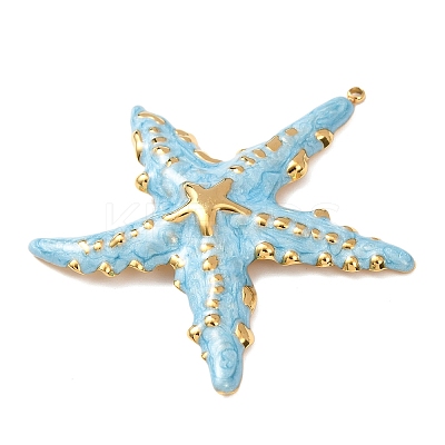 Ocean 304 Stainless Steel Big Pendants X-STAS-K329-14B-G-1