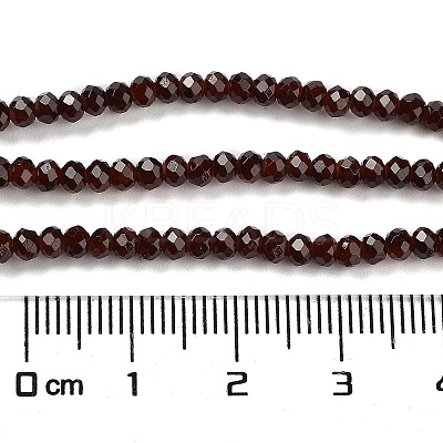 Baking Paint Imitation Jade Glass Bead Strands DGLA-A034-J2MM-A11-1