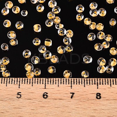 8/0 Inside Colours Transparent Glass Seed Beads SEED-T007-06F-1