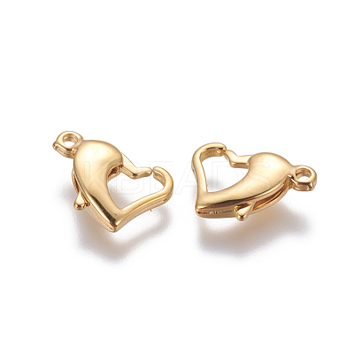 304 Stainless Steel Lobster Claw Clasps STAS-G190-11G-1