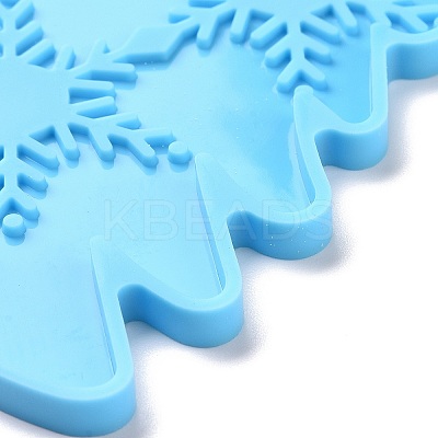 Christmas Themed Big Pendant Silicone Molds DIY-L067-C01-1