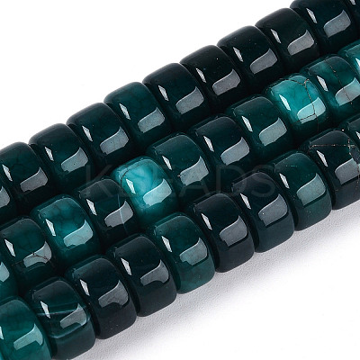 Dyed Natural Agate Beads Strands G-T143-17K-1