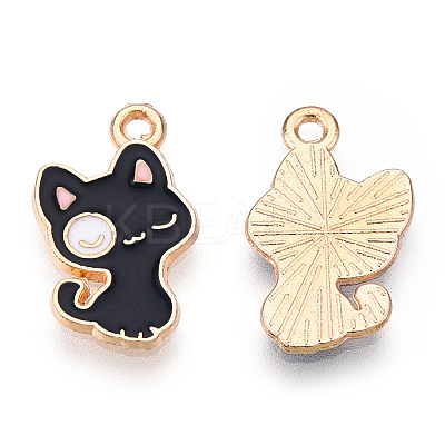 Alloy Enamel Pendants ENAM-CJC0018-01F-1
