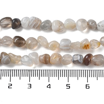 Natural Botswana Agate Beads Strands G-D081-A03-1