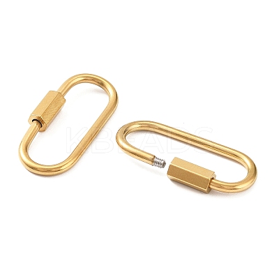 304 Stainless Steel Locking Carabiner STAS-C092-05C-G-1