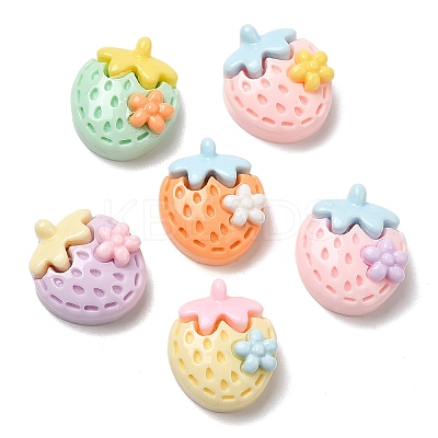 Opaque Resin Cabochons RESI-K027-18-1