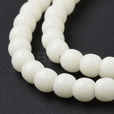 Luminous Glass Bead Strands GLAA-H018-01B-1