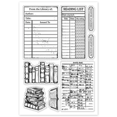 Summer Theme PVC Plastic Clear Stamps DIY-WH0631-0658-1
