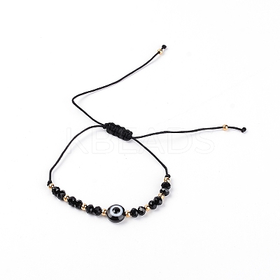 Adjustable Wax Braided Cord Bracelets BJEW-SZC0001-01A-1