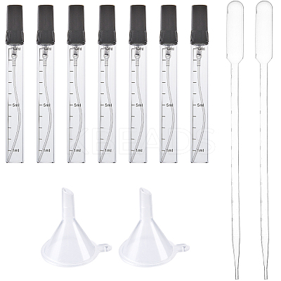 7Pcs 10ML Mini Glass Spray Bottles MRMJ-GF0001-42-1