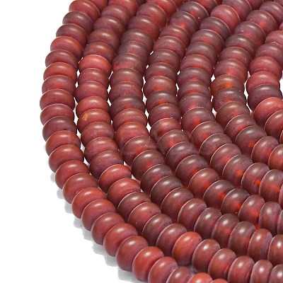 Dyed and Heated Natural Carnelian Beads Strands G-P575-A26-8x5mm-1