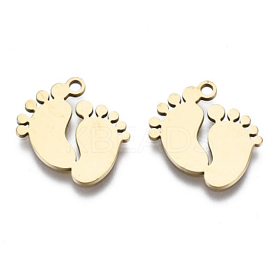 Jewelry 201 Stainless Steel Charms STAS-T044-208G-1