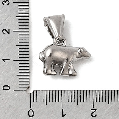 Animal Theme 304 Stainless Steel Pendants STAS-B167-27B-P-1