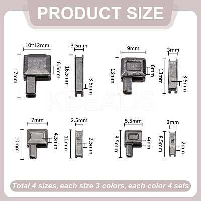 48Pcs 12 Styles Clothing Accessories FIND-PH0028-52-1