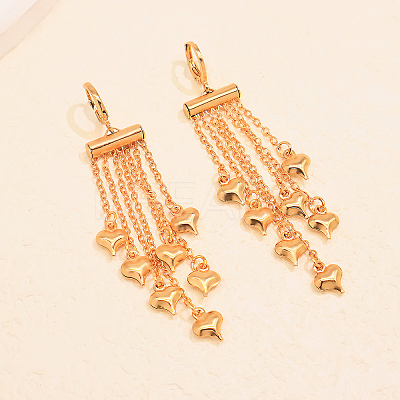 Brass Leverback Earrings for Women VY6617-1
