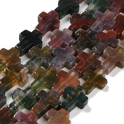 Natural Indian Agate Beads Strands G-I337-A04-01-1