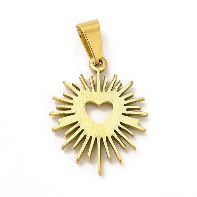 PVD Vacuum Plating 304 Stainless Steel Pendants STAS-A073-05G-1