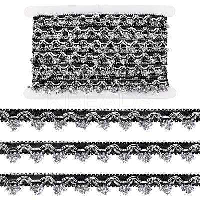 24Yards Filigree Polyester Lace Trim OCOR-GF0005-28A-1
