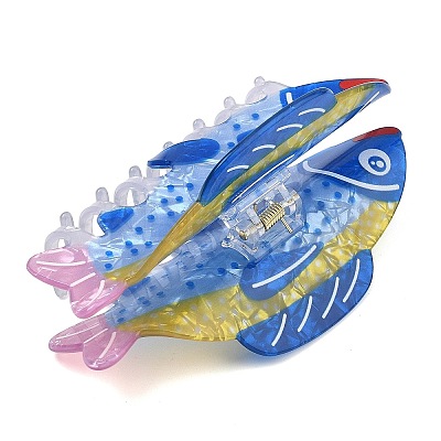 PVC Plastic Claw Hair Clips for Women Girl OHAR-D001-01A-1
