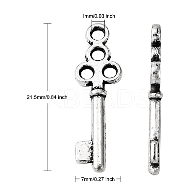 Tibetan Style Alloy Pendants LF0220Y-NF-1