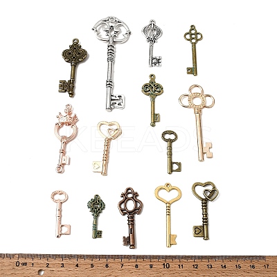 Tibetan Style Alloy Pendants FIND-D040-01-1
