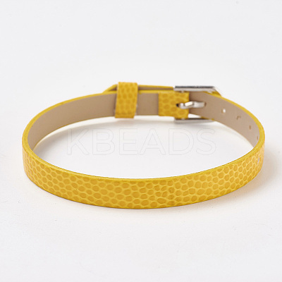 PU Leather Watch Band Strap LS-BJEW-E350-11N-1
