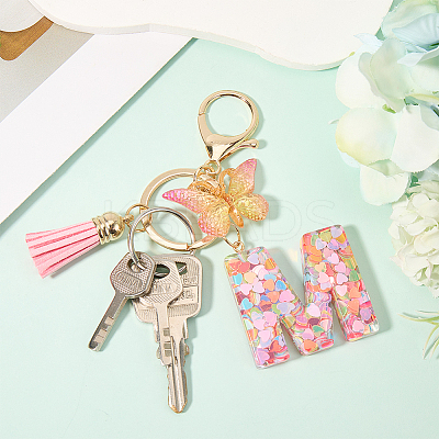 Zinc Alloy Tassel Keychain KEYC-WH20004-12P-1