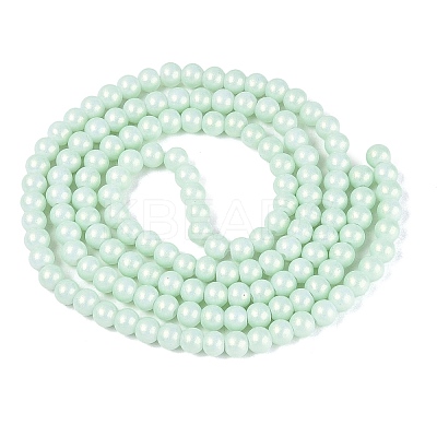 Baking Paint Glass Pearl Beads Strands DGLA-ZX001-05B-05-1