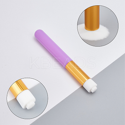 16Pcs 8 Styles Synthetic Fiber Nose Pore Deep Cleaning Brush AJEW-GF0003-02-1