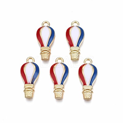 Alloy Enamel Pendants ENAM-N055-037-NR-1