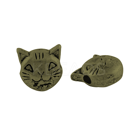 Tibetan Style Alloy Kitten Beads LS-TIBEP-GC178-AB-NR-1